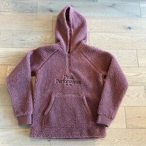 Peak Performance Original Pile Half Zip Hoodie - Kids size 150